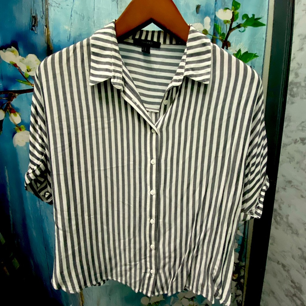 Forever 21 Stripped Blouse